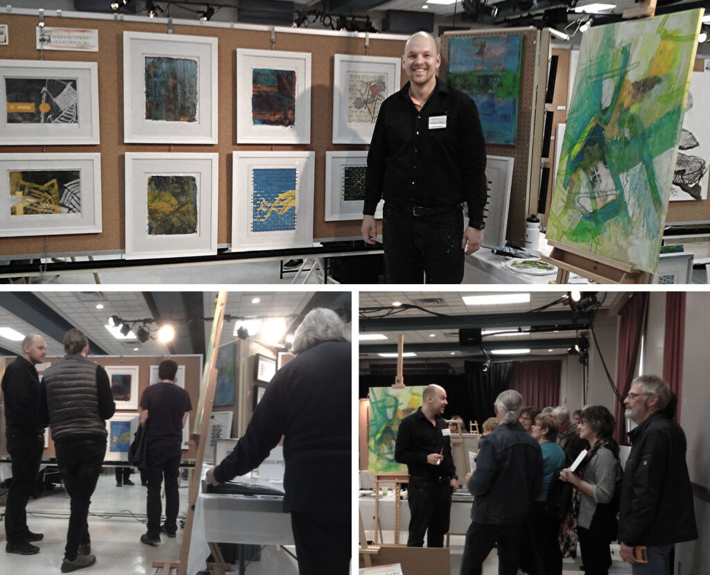 Photos of the Symposium de Peinture "Ma Ville en Couleurs" in Thetford Mines