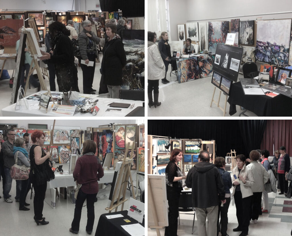 The Symposium de Peinture attracted close to 1,000 visitors