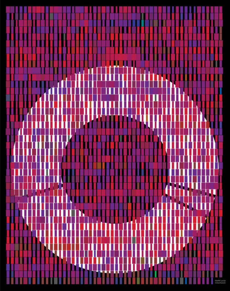 Seed Phrase Words Visualization RGBCSV Black Edition