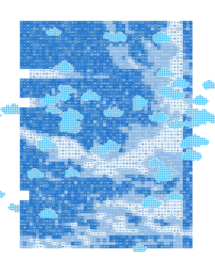 Geometric Cloud Collage by Martin Lukas Ostachowski - Geometric Cloud Collage Geometric Cloud Collage by Martin Lukas Ostachowski
