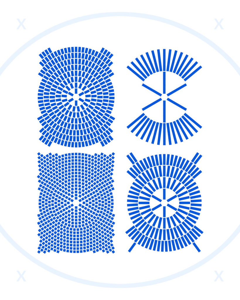 Generative Radial Iterations
