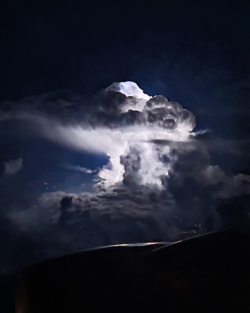 A Tropical Thunderstorm from Above