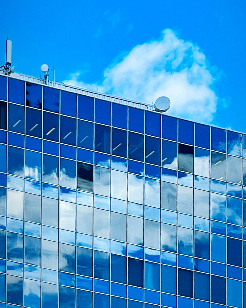 Window Glitched Clouds in Montreal