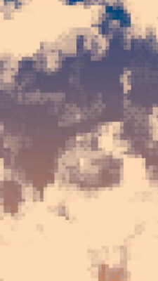 Sunset Ascii Clouds