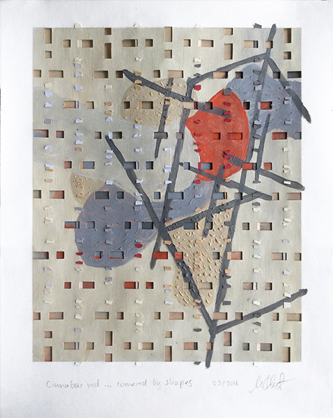 Cinnabar Red – Cornered by Shapes