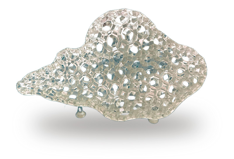 Cloud of the Past - Resin Sculpture by Martin Lukas Ostachowski