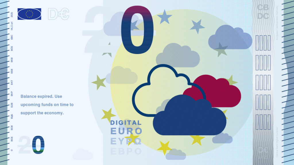 Digital EUR Value 0 - Do Not Accumulate Series - United States of America Art CBDC