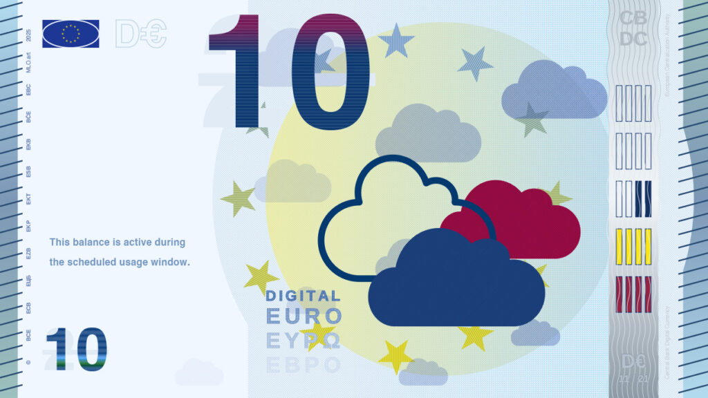 Digital EUR Value 10 - Do Not Accumulate Series - United States of America Art CBDC