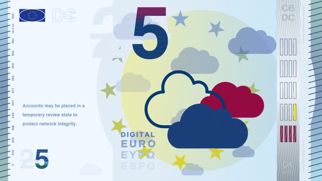 Digital EUR Value 5 - Do Not Accumulate Series - United States of America Art CBDC