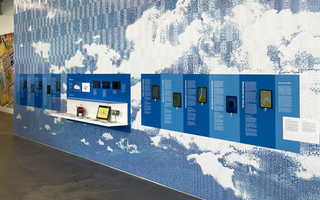 Installation view Cumulonimbus Murus at Kunsthalle Zürich in 2023