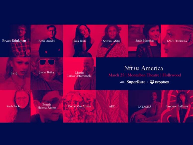 NFT in America NFT Conference Line up Los Angeles