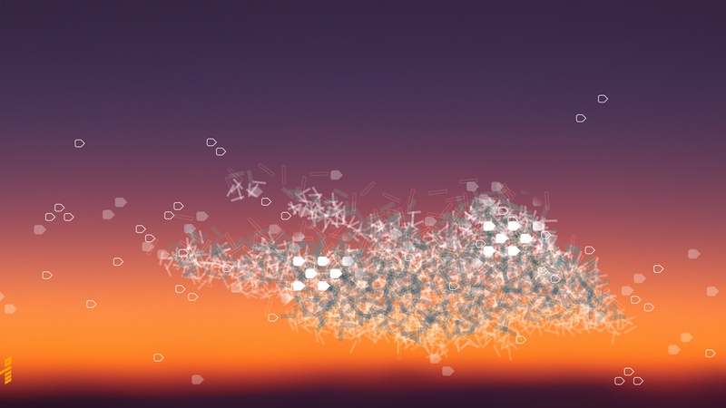 Noctilucent Memento 119 - A generative digital art series by Martin Lukas Ostachowski