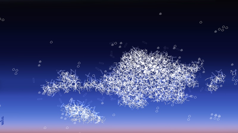Noctilucent Memento 79 - A generative digital art series by Martin Lukas Ostachowski