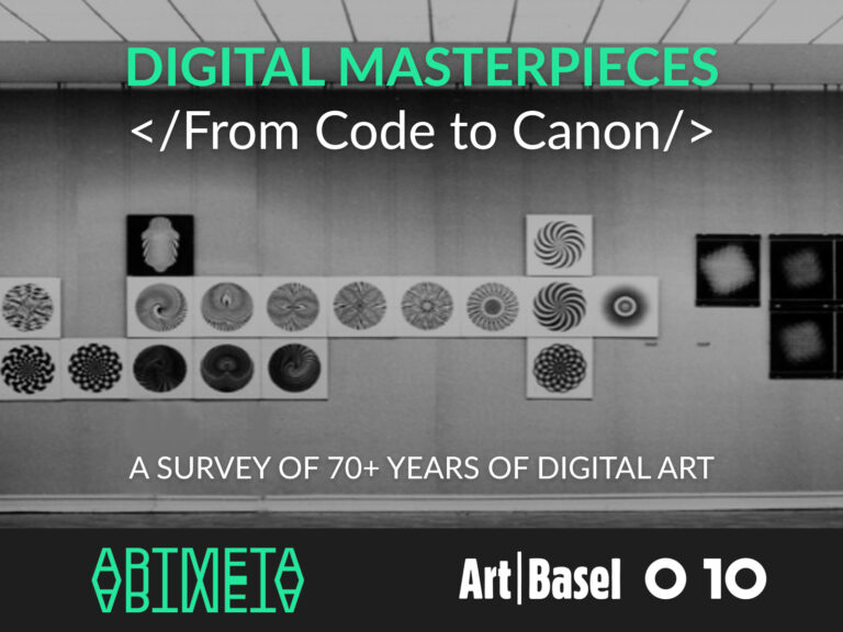 POW-3 at Digital Masterpieces From Code to Canon Exhibition
