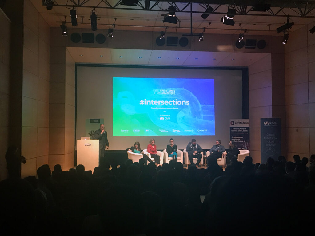Printemps Numerique Blockchain Panel Discussion - History of Crypto Art Printemps Numerique Blockchain Panel Discussion