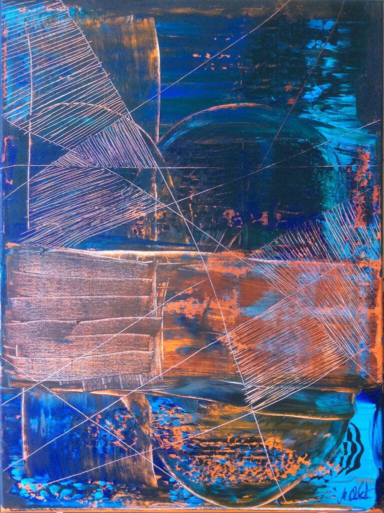 Universal Connections Crossed by Orange - Group Exhibition: Ma Ville en Couleurs Universal Connections Crossed by Orange