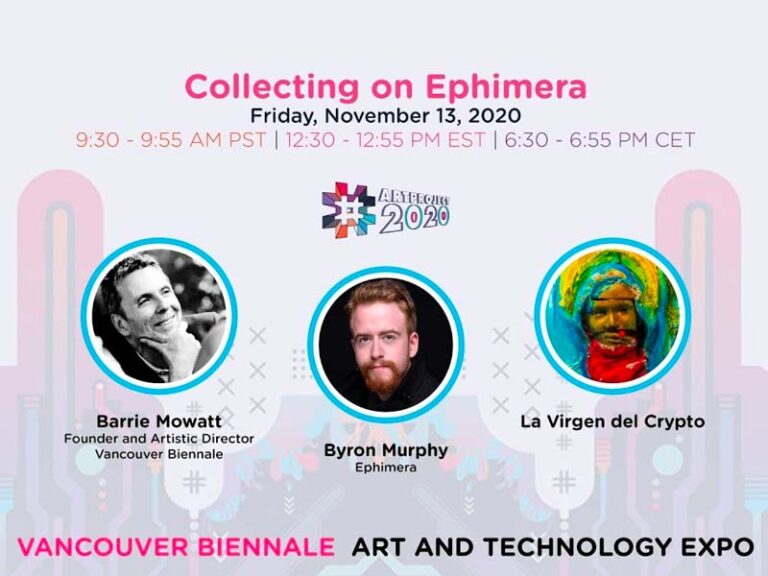 Vancouver Biennale Collecting on Ephimera